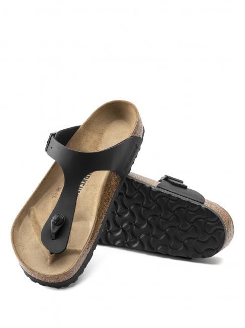 GIZEH BIRKO-FLOR Sandale tong noir - Chaussures unisexe