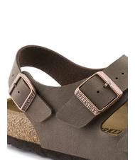 BIRKENSTOCK MILANO Babouche sandale Birko-Flor mocca - Chaussures unisexe - 6