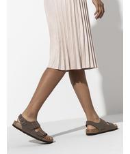 BIRKENSTOCK MILANO Babouche sandale Birko-Flor mocca - Chaussures unisexe - 9