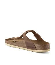 BIRKENSTOCK GIZEH Tongs en cuir Cognac - Chaussures unisexe - 5