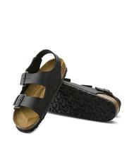 BIRKENSTOCK MILANO Sandale pantoufle Birko-Flor noir - Chaussures unisexe - 5