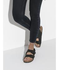 BIRKENSTOCK MILANO Sandale pantoufle Birko-Flor noir - Chaussures unisexe - 6