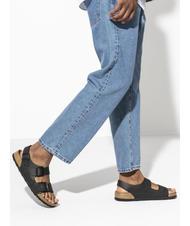 BIRKENSTOCK MILANO Sandale pantoufle Birko-Flor noir - Chaussures unisexe - 7