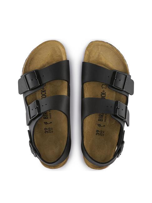 MILANO Sandale pantoufle Birko-Flor noir - Chaussures unisexe
