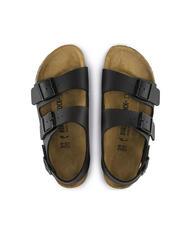 BIRKENSTOCK MILANO Sandale pantoufle Birko-Flor noir - Chaussures unisexe - 3