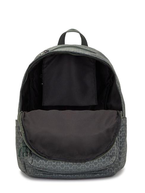 DELIA M Sac à dos signe vert en relief - Sacs pour Femme