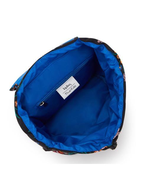 ANTO S FRIDA KAHLO Sac &agrave; dos avec poches frida kahlo floral - Sacs pour Femme