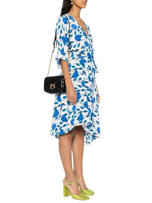 LOVE CLICK PUFF Mini sac en cuir matelassé noir-or antique - Sacs pour Femme