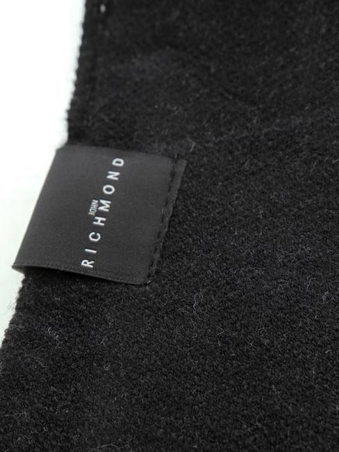 ZAMIG Écharpe longue à logo noir/noir - Écharpes