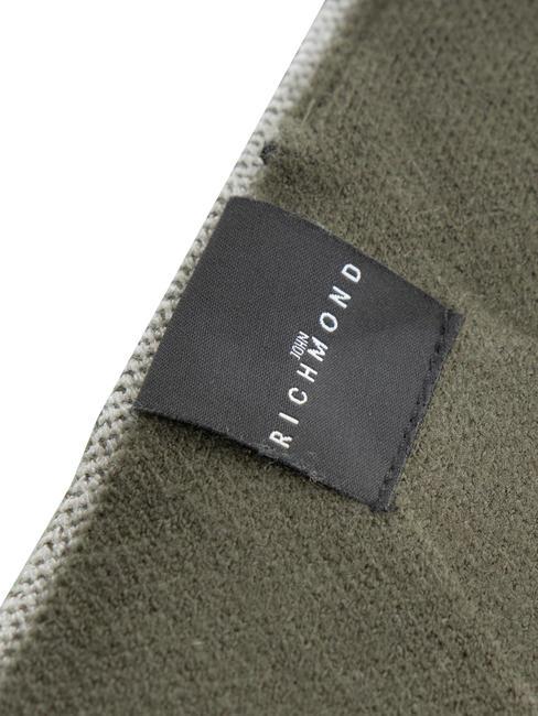 ZAMIG Écharpe longue à logo mil vert. - Écharpes