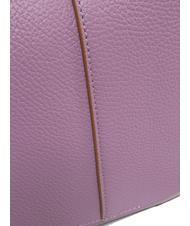 GIANNI CHIARINI HELENA ROUND Sac en cuir avec double bandouli&egrave;re Argyle violet - Sacs pour Femme - 4