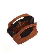 FURLA GILDA Mini sacs en cuir avec bandoulière cognac / noir - Sacs pour Femme - 4