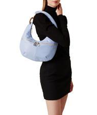 BORBONESE INFINITE Sac bandouli&egrave;re, en cuir topaze naturelle/op - Sacs pour Femme - 4