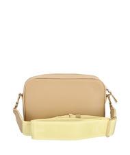 COCCINELLE TEBE Sac à bandoulière en cuir texturé beige frais - Sacs pour Femme - 3