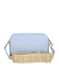 COCCINELLE TEBE Sac &agrave; bandouli&egrave;re en cuir textur&eacute; brume bleue - Sacs pour Femme - 3