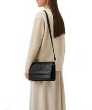 ROCCOBAROCCO RUBINO Sac bandoulière à rabat noir - Sacs pour Femme - 6