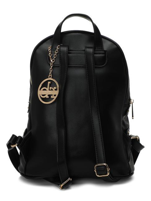 RUBINO Sac &agrave; dos &agrave; logo emboss&eacute; noir - Sacs pour Femme