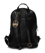 ROCCOBAROCCO RUBINO Sac &agrave; dos &agrave; logo emboss&eacute; noir - Sacs pour Femme - 3