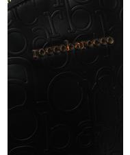 ROCCOBAROCCO RUBINO Sac &agrave; dos &agrave; logo emboss&eacute; noir - Sacs pour Femme - 4