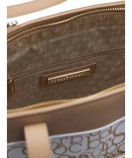 ROCCOBAROCCO GIADA Sac shopping avec bandouli&egrave;re blanc/cuir de vache - Sacs pour Femme - 4