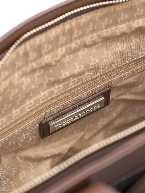 GIADA Sac shopping avec bandoulière marron noir - Sacs pour Femme