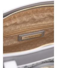 ROCCOBAROCCO GIADA Sac shopping avec bandouli&egrave;re gris blanc - Sacs pour Femme - 4