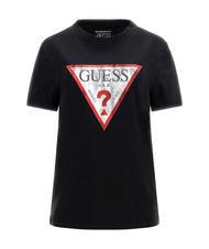 GUESS CLASSIC FIT LOGO T-shirt avec logo jetbla - T-shirt - 3