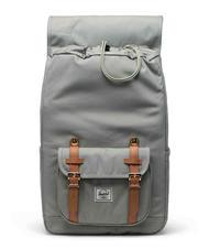 HERSCHEL LITTLE AMERICA MID Sac &agrave; dos de taille moyenne jonc de mer/point blanc - Sacs &agrave; dos pour l'&Eacute;cole & les Loisirs - 4