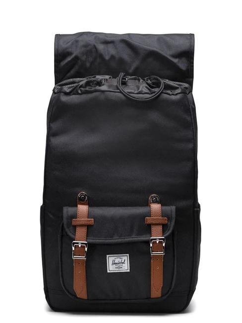 LITTLE AMERICA MID Sac &agrave; dos de taille moyenne NOIR - Sacs &agrave; dos pour l'&Eacute;cole & les Loisirs