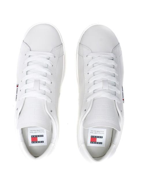 TJ LOW CUPSOLE LOW Baskets en cuir &eacute;crue - Chaussures Homme