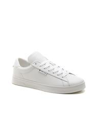 TOMMY HILFIGER TJ LOW CUPSOLE LOW Baskets en cuir &eacute;crue - Chaussures Homme - 3
