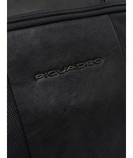 PIQUADRO BRIEF 2 Sac &agrave; v&ecirc;tements fin avec bandouli&egrave;re Noir - Accessoires Voyage - 6