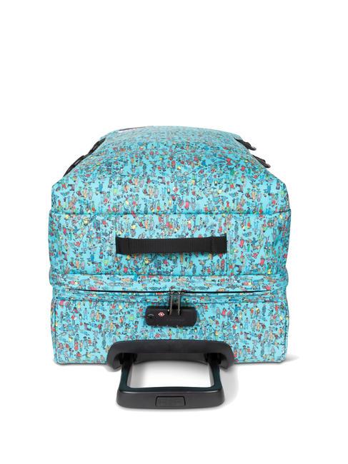 TRANVERZ M Chariot moyen motif wally bleu - Valises Semi-rigides