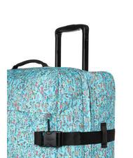 EASTPAK TRANVERZ M Chariot moyen motif wally bleu - Valises Semi-rigides - 5