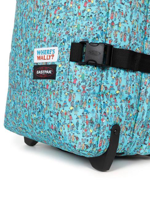 TRANVERZ M Chariot moyen motif wally bleu - Valises Semi-rigides