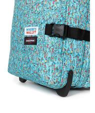 EASTPAK TRANVERZ M Chariot moyen motif wally bleu - Valises Semi-rigides - 6