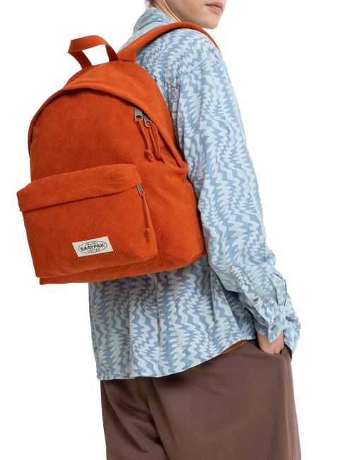 PADDED PAK'R Sac &agrave; dos cordons coud&eacute;s rouille - Sacs &agrave; dos pour l'&Eacute;cole & les Loisirs