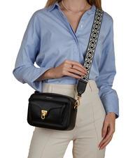 COCCINELLE BEAT SOFT RIBB Sac bandoulière en cuir Noir - Sacs pour Femme - 4