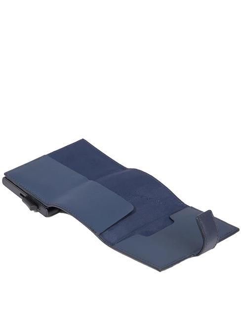 PAUL Porte-cartes en cuir bleu - Portefeuilles Homme