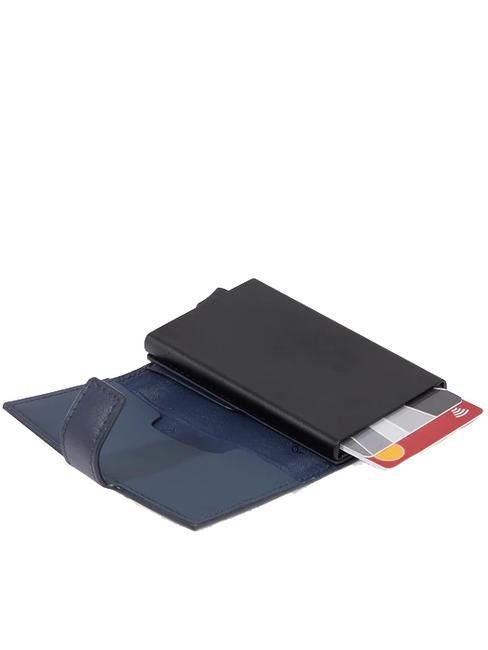 PAUL Porte-cartes en cuir bleu - Portefeuilles Homme