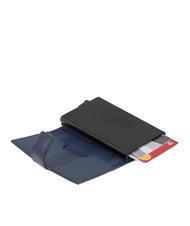 PIQUADRO PAUL Porte-cartes en cuir bleu - Portefeuilles Homme - 3