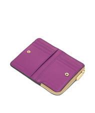 COCCINELLE METALLIC TRICOLOR Porte-feuille en cuire pain grill&eacute;/&eacute;corce/dahl - Portefeuilles Femme - 2