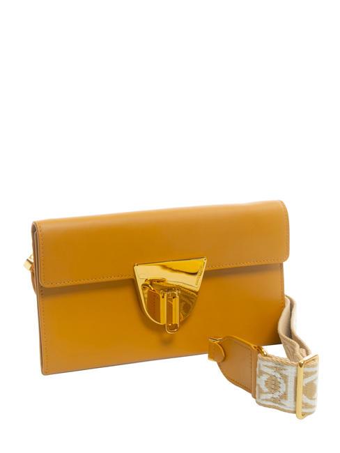 NICO SELLERIA Sac bandoulière en cuir avec bandoulière résine - Sacs pour Femme