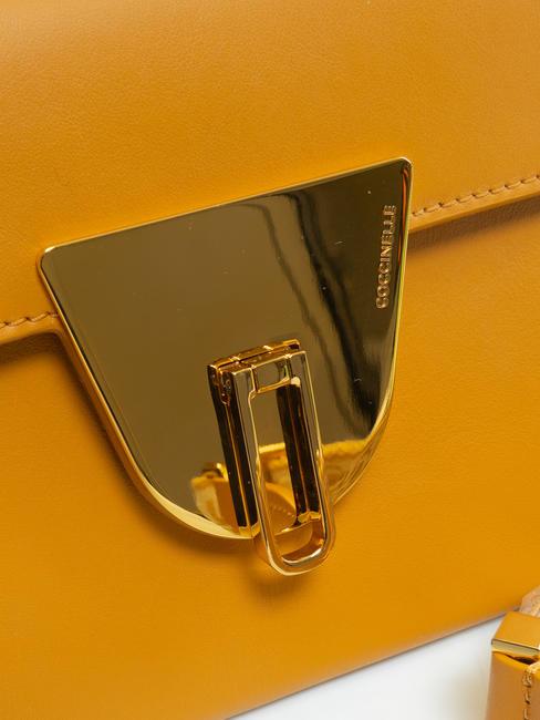 NICO SELLERIA Sac bandoulière en cuir avec bandoulière résine - Sacs pour Femme