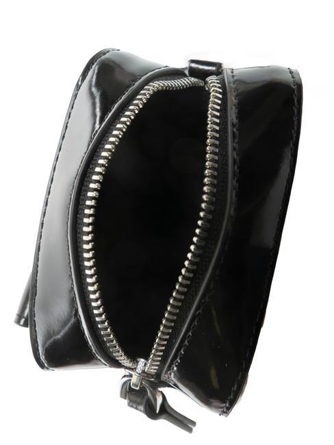 BEAT SHINY CALF Sac en cuir micro bross&eacute; Noir - Sacs pour Femme