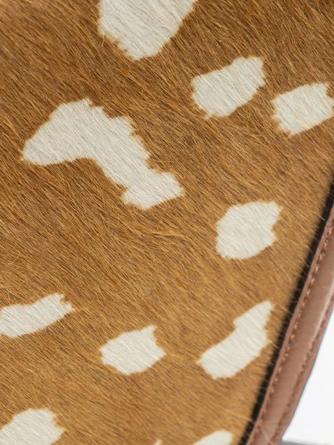 JOSEPHINE PONY Sac en cuir avec empiècement façon poulain mul.brule/brule - Sacs pour Femme