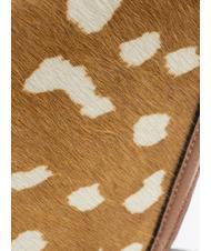 COCCINELLE JOSEPHINE PONY Sac en cuir avec empiècement façon poulain mul.brule/brule - Sacs pour Femme - 3