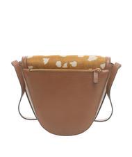 COCCINELLE JOSEPHINE PONY Sac en cuir avec empiècement façon poulain mul.brule/brule - Sacs pour Femme - 4