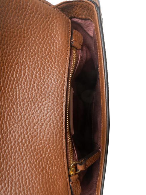 JOSEPHINE PONY Sac en cuir avec empiècement façon poulain mul.brule/brule - Sacs pour Femme