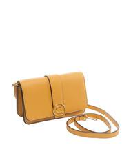 COCCINELLE TULIP Sac bandouli&egrave;re en cuir martel&eacute; abricot - Sacs pour Femme - 2